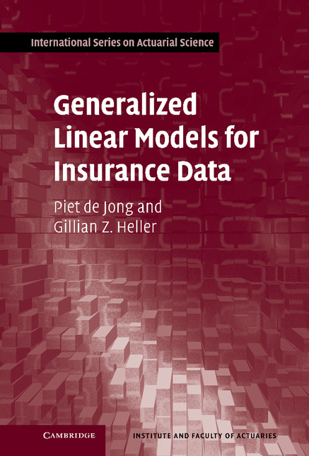 Piet De Jong – Generalized Linear Models for Insurance Data