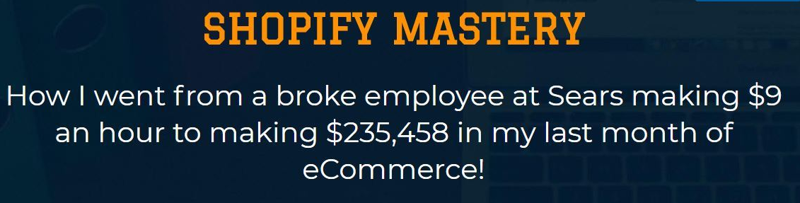 Lucas Jackson – Shopify Mastery 2.0 ( Package 2 )