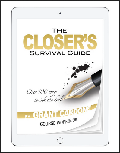 Grant Cardone - The Closer’s Survival Guide Workbook eBook 2021