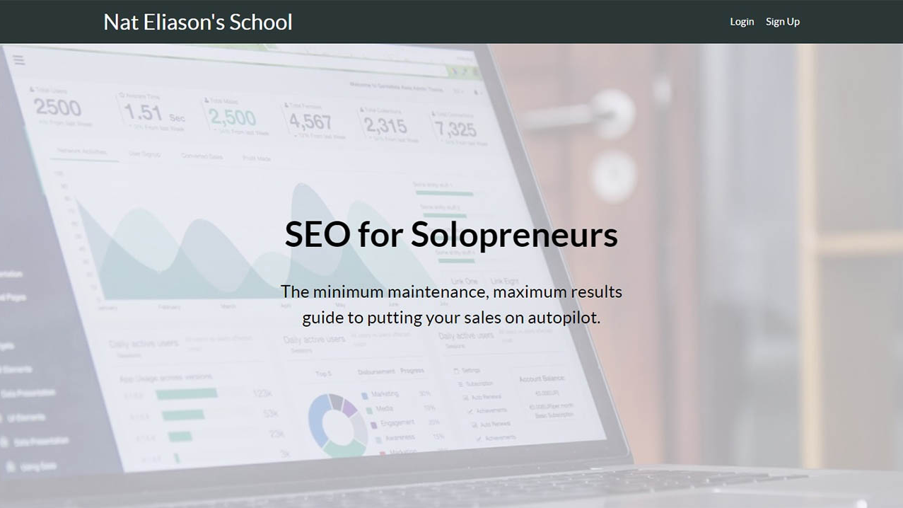 Nat Eliason - SEO for Solopreneurs