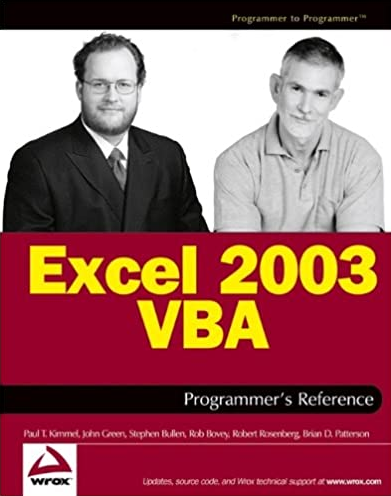 Paul Kimmel – Excel 2003 VBA Programmers Reference