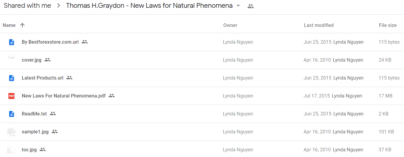 Thomas H.Graydon - New Laws for Natural Phenomena2