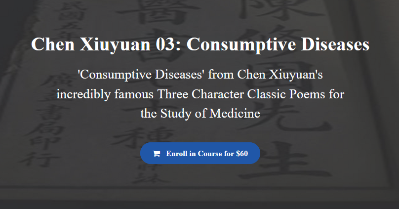 Chen Xiuyuan - Chen Xiuyuan 03: Consumptive Diseases