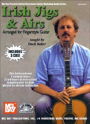 Duck Baker - Irish Jigs & Airs Arranged for Fingerstyle Guitar Complete Set Lessons 1-3