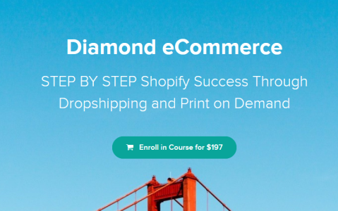 Diamond ECommerce STEP BY STEP Shopify Success Through Dropshipping And Print On Demand