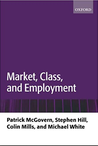 P. McGovern & Others - Market, Class, and Employment