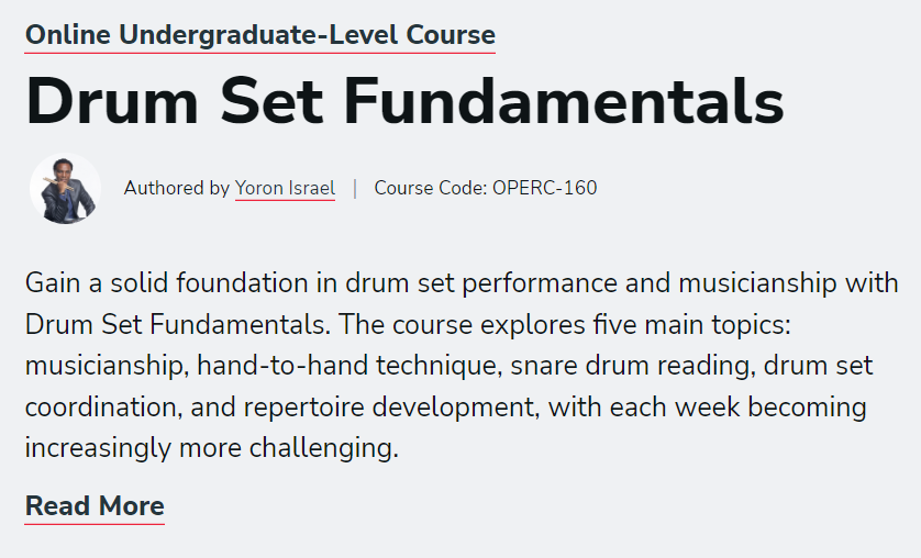 Yoron Israel - Drum Set Fundamentals1