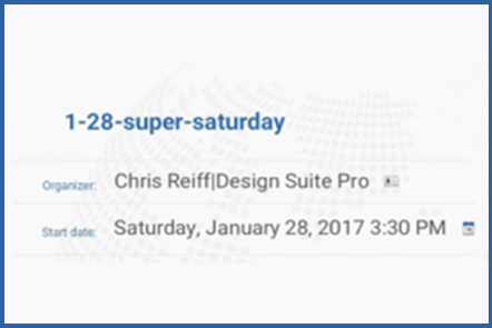 Chris Reiff - 1-28 Super Saturday (5 day training)