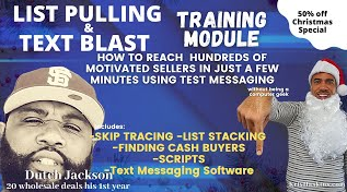 Kris Haskins & Dutch Jackson - List Pulling & Text Blas Training Module