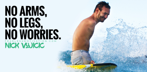 Nick Vujicic – No Arms, No Legs, No Worries