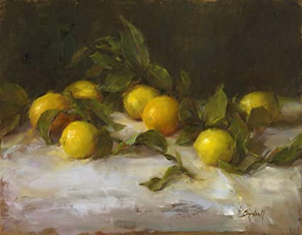 Stephanie Birdsall Lemons and Leaves, The Natural Still Life