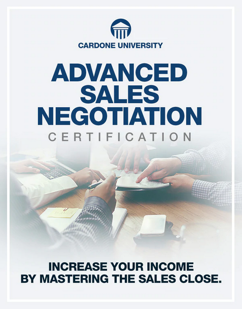 Grant Cardone - Advanced Sales Negotiation Certification 2021