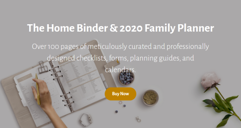 Helena Alkhas - The Home Binder & 2020 Family Planner