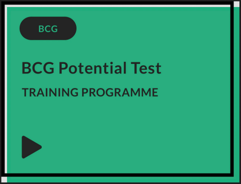 IGotAnOffer - BCG Potential Test Training Programme