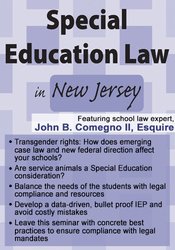 Special Education Law inSpecial Education Law in New Jersey - John B. Comegno II New Jersey - John B. Comegno II