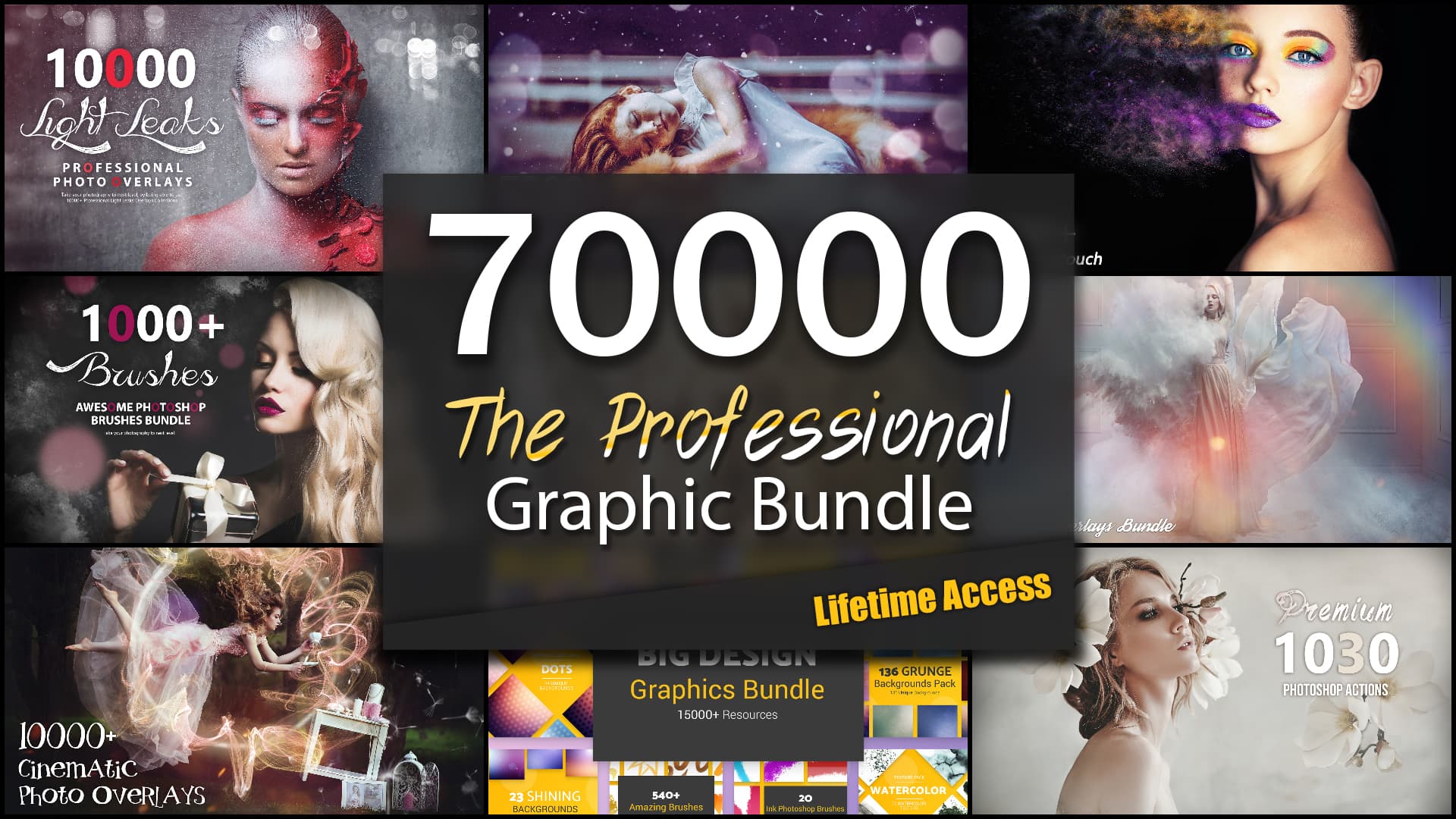 The Professional 70,000 - Graphic Asset Bundle1