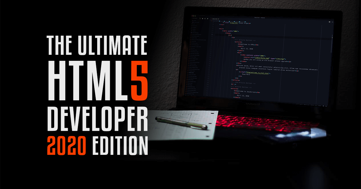 The Ultimate HTML Developer 2020 Edition1