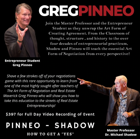 Greg Pinneo & Dr. Michael Shadow - Negotiations That Pay