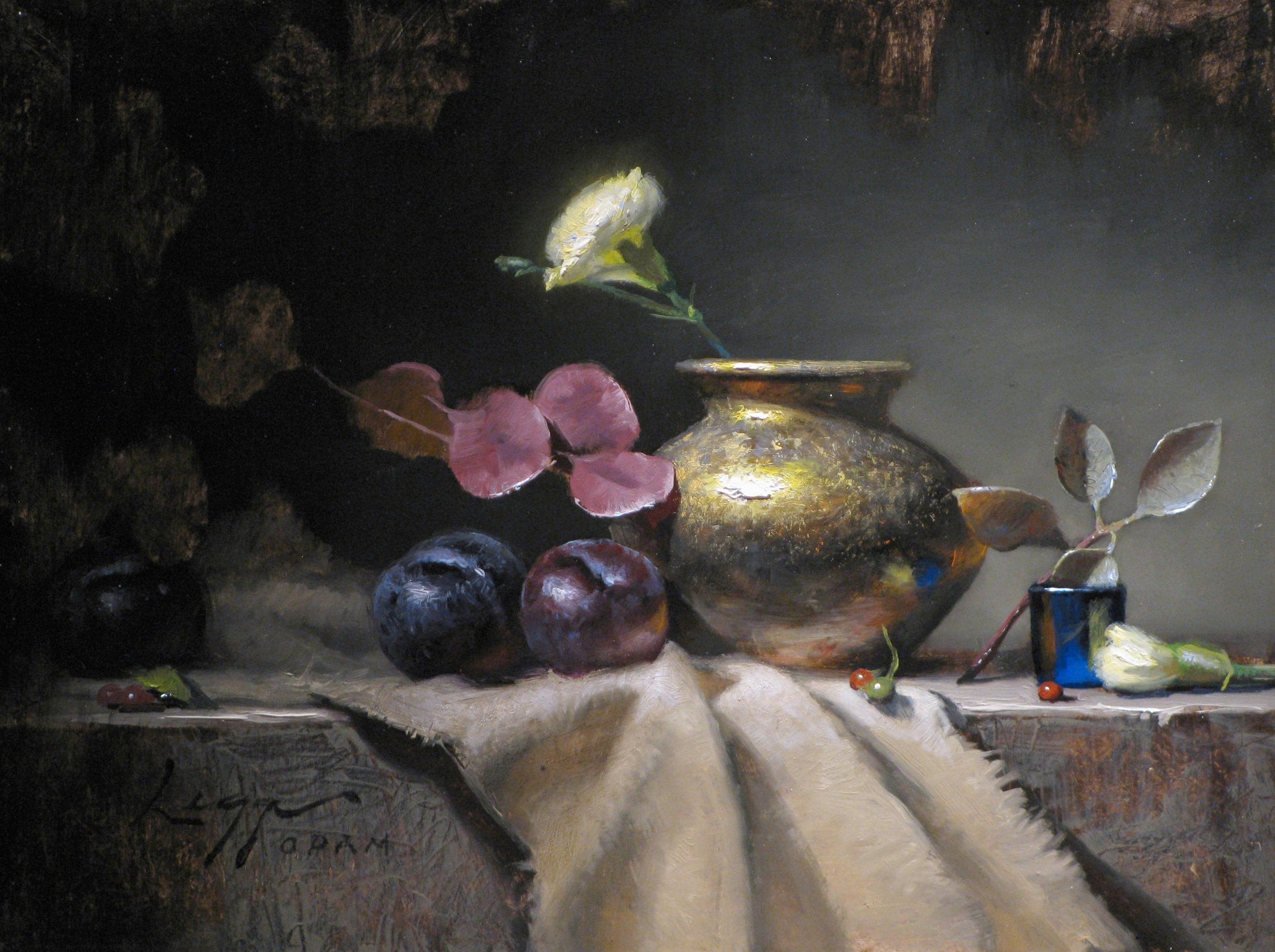 Jeff Legg Carnations, Plums, & Brass