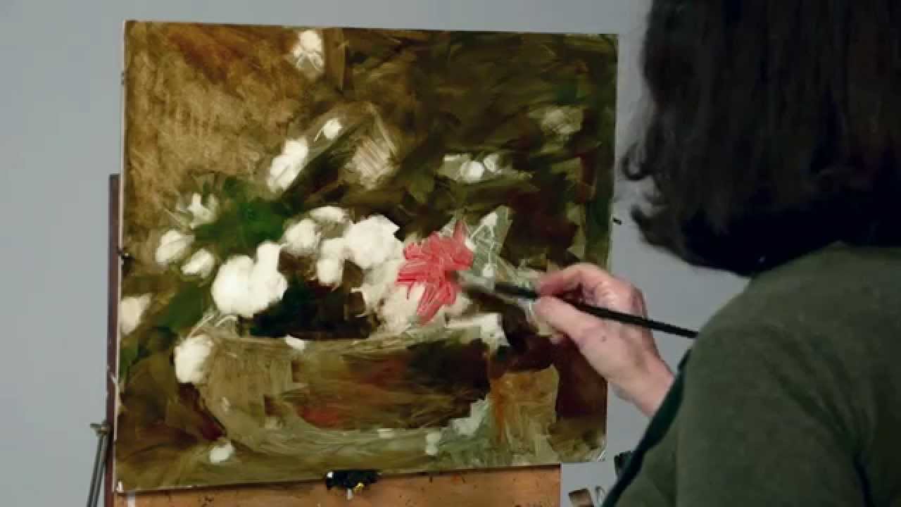 Kathy Anderson How To Paint Flowers In The Studio