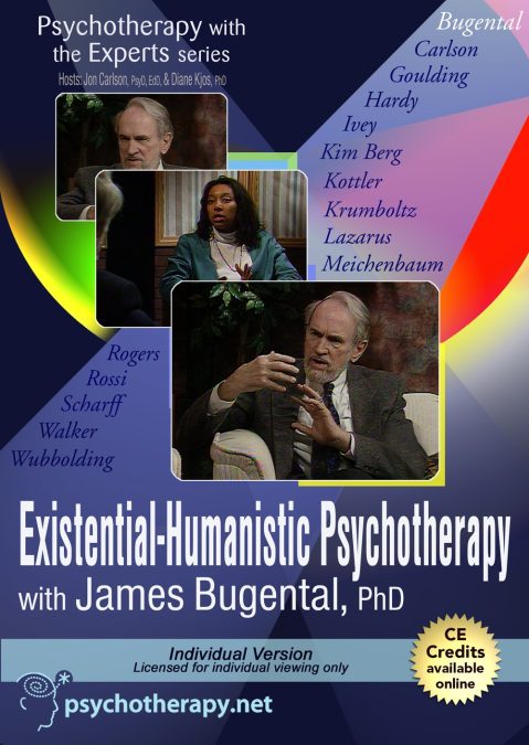 Dr. James F.G. Bugental - Existential-Humanistic Psychotherapy