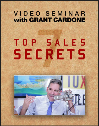 Grant Cardone - 7 Top Sales Secrets Seminar MP3