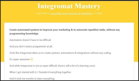 Integromat Mastery