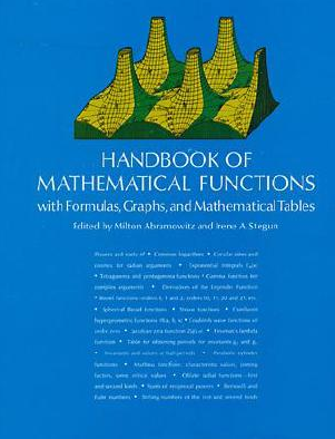 Milton Abramowitz & Irene A.Stegun – Handbook of Mathematical functions with formulas, graphisc and mathematical tables