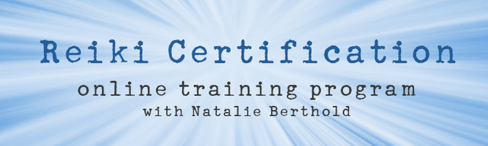 Natalie Berthold - Reiki Mastership Certification 2016