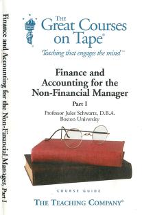 TTC, Jules Schwartz - Finance and Accounting for the Non-Financial Manager1