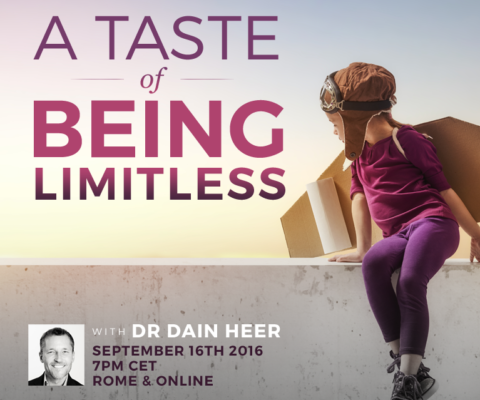 Dr. Dain Heer - A Taste of Being Limitless Sep-16 Rome