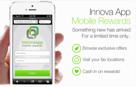 Innova App Mobile Rewards