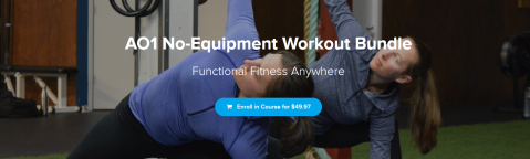 Jas & Stef AO1 Fitness & Mindset Training - AO1 No-Equipment Workout Bundle