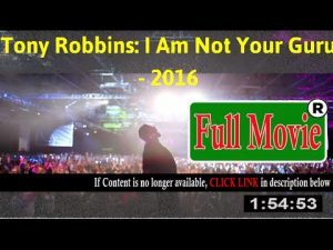 Tony Robbins I am not your guru - Netflix original MP4.