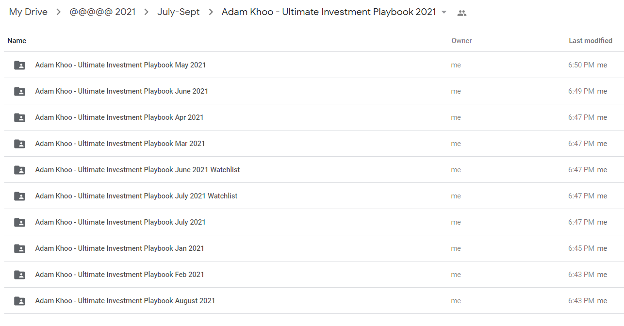 Adam Khoo - Ultimate Investment Playbook 2021,