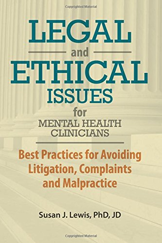 Alabama Legal and Ethical Issues for Mental Health Clinicians - Susan Lewis.