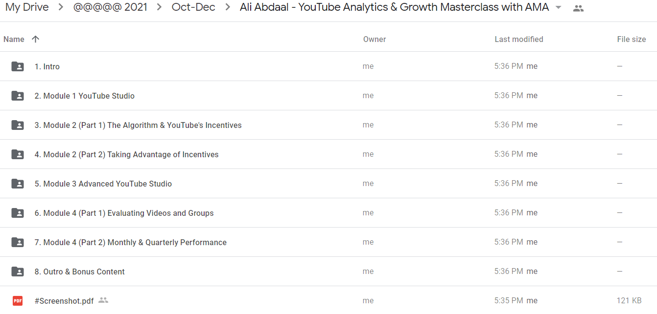 Ali Abdaal - YouTube Analytics & Growth Masterclass with AMA
