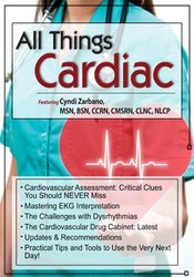 All Things Cardiac Conference Day Two Cardiac Disorders & Diagnostics - Cyndi Zarbano