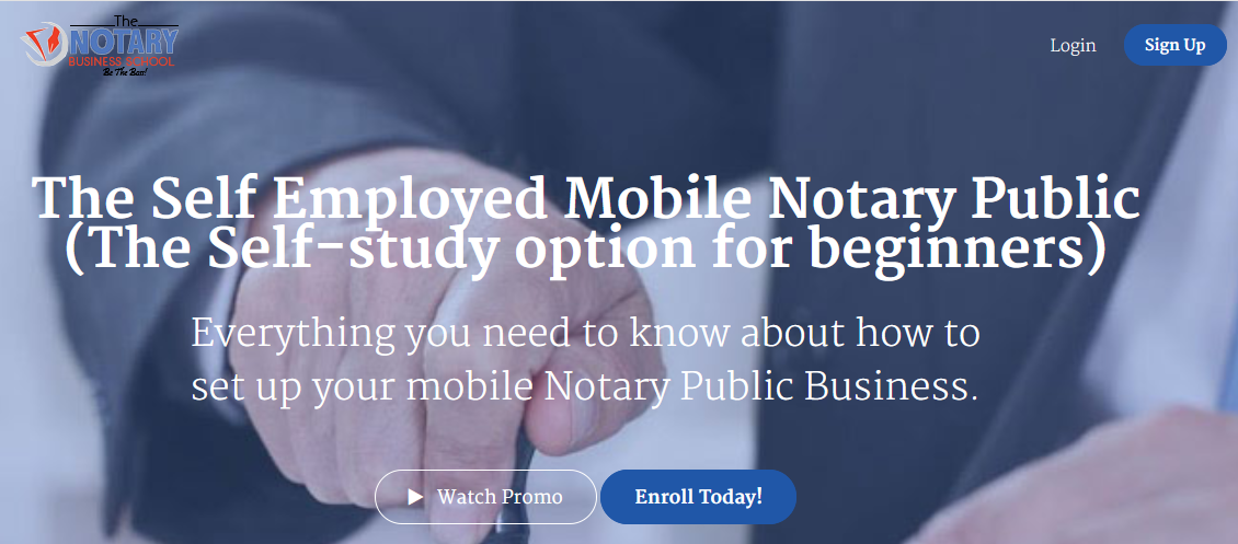 Andre C Hatchett - The Self Employed Mobile Notary Public (The Self–study option for beginners)