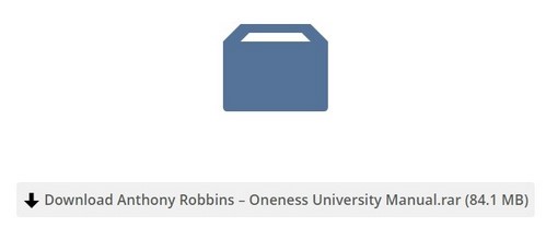 Anthony Robbins - Oneness University Manual