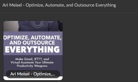 Ari Meisel - Optimize Automat and Outsource Everything