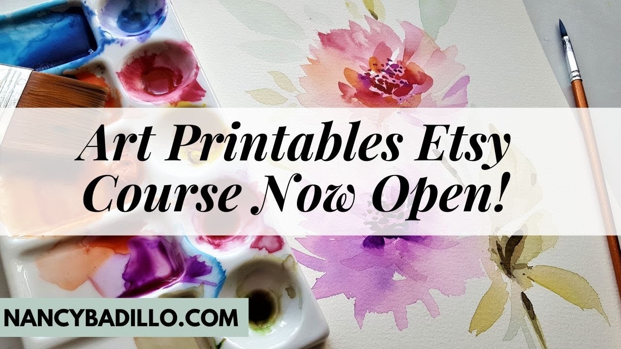 Art Printables Etsy Course