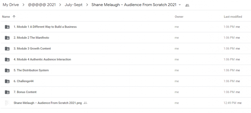 Audience From Scratch 2021