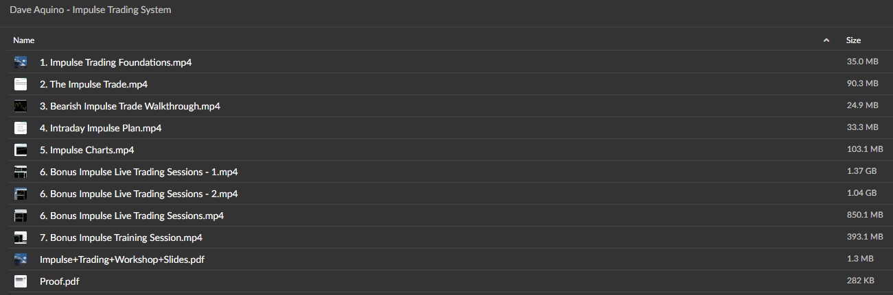 Base Camp Trading - Impulse Trading System