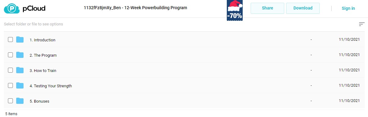 Ben - 12-Week Powerbuilding Program