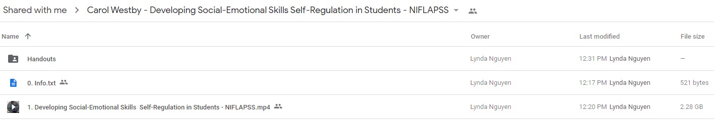 Carol Westby - Developing Social-Emotional Skills & Self-Regulation in Students Narrative Intervention for Long-Term Academic Personal & Social Success!