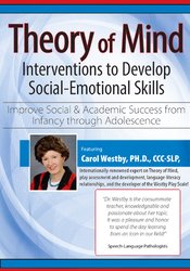 Carol Westby - Theory of Mind Interventions to Develop Social-Emotional Skills Improve Social & Academic Success from Infancy Through Adolescence