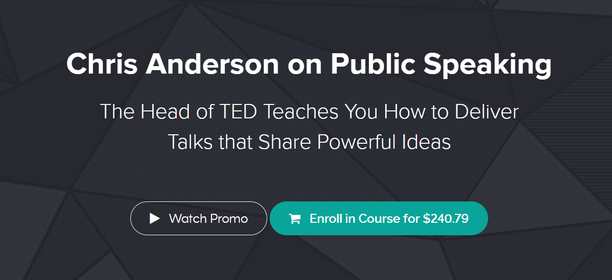 Chris Anderson on Public Speaking