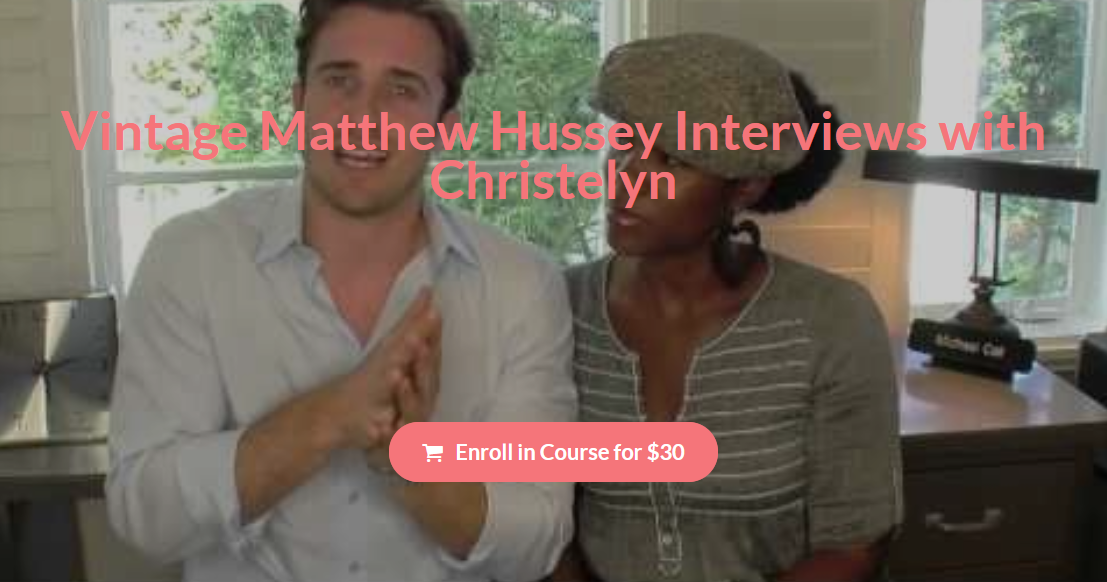 Christelyn Karazin - Vintage Matthew Hussey Interviews with Christelyn