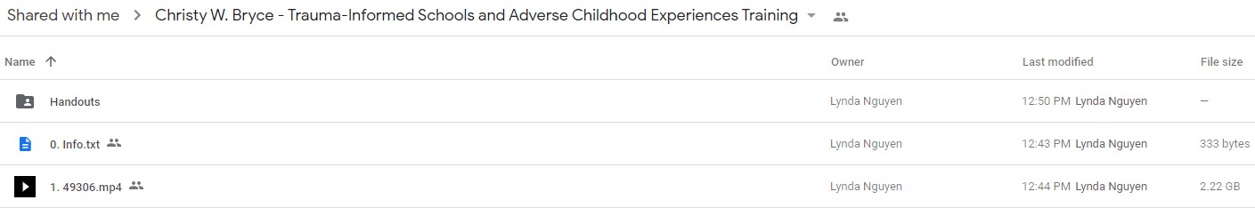 Christy W. Bryce - Trauma-Informed Schools and Adverse Childhood Experiences Training